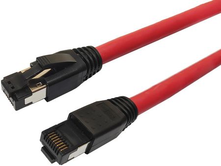 Microconnect CAT8.1 S/FTP,2m,czerwony,ekranowany LSZH,AWG 24