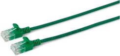 Microconnect U/UTP CAT6A Slim 0,5M Zielony