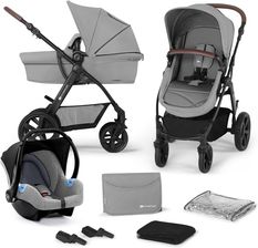 Zdjęcie Kinderkraft wózek wielofunkcyjny MOOV CT 3w1 (MINK) GREY - Łaskarzew