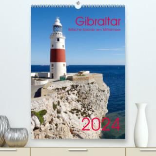 Gibraltar - Britische Kolonie am Mittelmeer (Premium, hochwertiger DIN A2 Wandkalender 2024, Kunstdruck in Hochglanz)