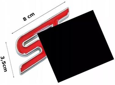 Emblemat znaczek logo napis ST 80x35mm do Ford