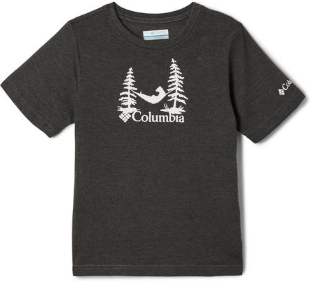 Dziecięca Koszulka z krótkim rękawem Columbia Valley Creek SS Graphic 1989781012 – Czarny