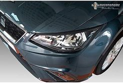 Alerón Delantero Para Seat Ibiza 6F (2017+): Pestañas De Faro En ABS, Aspecto Deportivo "Enojado"