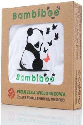 Bambiboo Pieluszka wielorazowa z wkładem chłonnym z mikrofibry, 1szt.