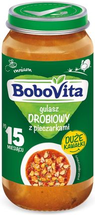 BoboVita gulasz drobiowy z pieczarkami 250g