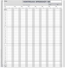 Zdjęcie Druk "Kontrolka Sprzedaży" 2 3 A4 Michalczyk I Prokop 417 2 - Żarki