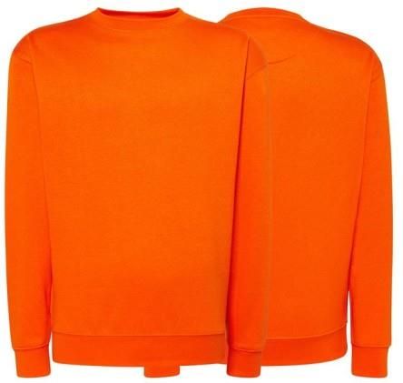 Bluza sweatshirt orange męska z logo na sercu nadrukiem logo firmy 290g 290 kolor OR bluza sweatshirt