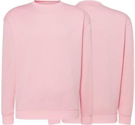Bluza sweatshirt pink męska z logo na sercu i plecach z nadrukiem logo firmy 290g 290 kolor PK bluza sweatshirt