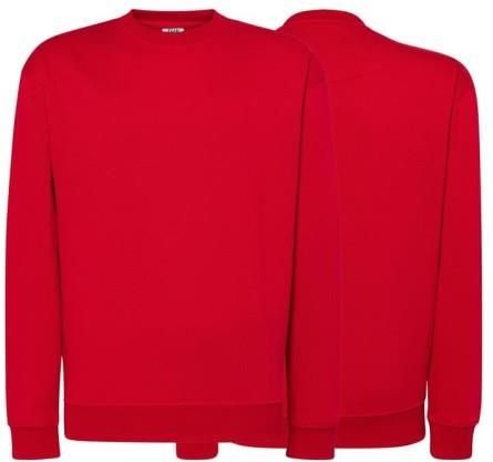 Bluza sweatshirt red męska z logo na sercu nadrukiem logo firmy 290g 290 kolor RD bluza sweatshirt