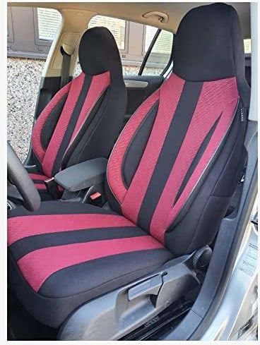 BREMER SITZBEZÜGE Set di coprisedili per auto compatibili con Dacia Sandero 3 conducente e passeggero a partire dal 2021 / set di coprisedili per auto, 2 pezzi, colore nero/grigio BREMER SITZBEZÜGE Set di coprisedili per auto compatibili con Dacia Sandero 3 conducente e passeggero a partire dal 2021 / set di coprisedili per auto, 2 pezzi, colore nero/grigio