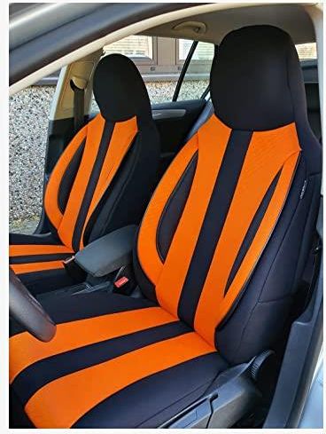 BREMER SITZBEZÜGE Maat pilotenhoezen stoelhoezen compatibel met Smart fortwo 451 bestuurder en passagiers vanaf 2007-2014 / MD502 stoelhoezen set in zwart/rood BREMER SITZBEZÜGE Maat pilotenhoezen stoelhoezen compatibel met Smart fortwo 451 bestuurder en passagiers vanaf 2007-2014 / MD502 stoelhoezen set in zwart/rood