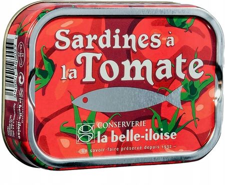 La Belle-Iloise Sardynki W Oleju Słonecznikowym Z Pomidorami 115G
