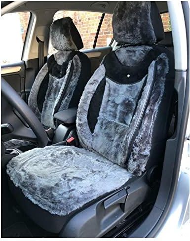 Auto Sitzbezüge Set Für Toyota RAV4 2002-2026 - 9-teilig Vorne & Hinten In Blau/Schwarz