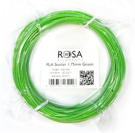 Rosa3D PLA Starter 1,75mm Green 100g (3601)