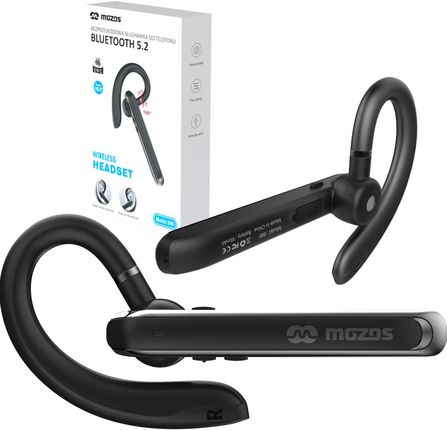 Jednouszna słuchawka Bluetooth MOZOS 880 z zausznikiem