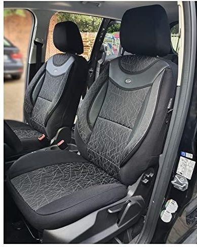 VUXEEKDR Auto Sitzbezüge Für FIAT Doblo II 2010-2025 - 5-Sitzer Set, Atmungsaktiv & Rutschfest