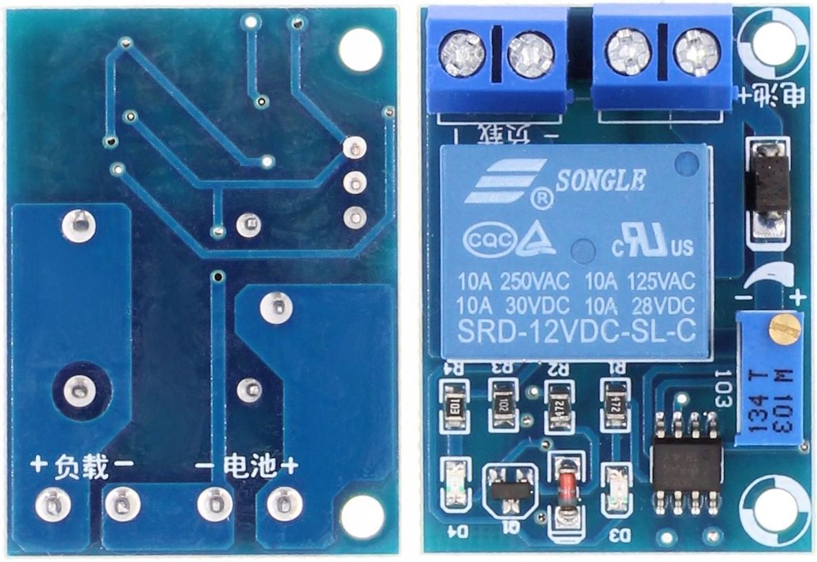 Modulo Relè Sezionatore Di Batteria 12V YX-X0001 – Protezione Da Sottotensione Con Spia Luminosa