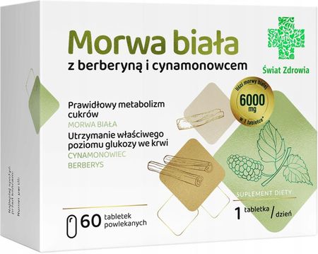 Synoptis Pharma Morwa Biała Z Berberyną I Cynamonowcem 60Tabl
