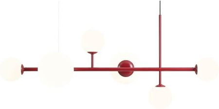Aldex Lampa Wisząca Dione Nowoczesna Balls Czerwona (1092K15)