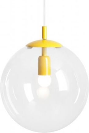 Aldex Minimalistyczna Lampa Wisząca Globe Ball Żółta (562G14)