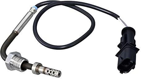 Capteur Température Gaz D'échappement HELLA - 2 Pôles, Vissé, Câble 715 Mm - Pour VW, Audi, Seat, Skoda - Réduction émissions, Optimisation Moteur