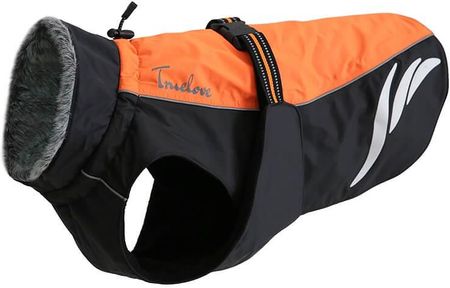 Ocieplany płaszczyk z futerkiem dla psa Truelove Comfort Plus pomarańczowy (70) | tiptop24.pl
