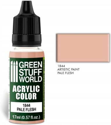Green Stuff World Acrylic Color Pale Flesh Farba Akrylowa 17Ml