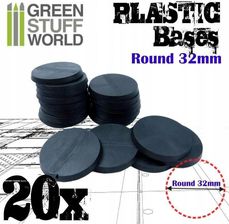 Zdjęcie Green Stuff World Green Stuff Plastikowe Podstawy Okrągłe 32Mm - Pruszków