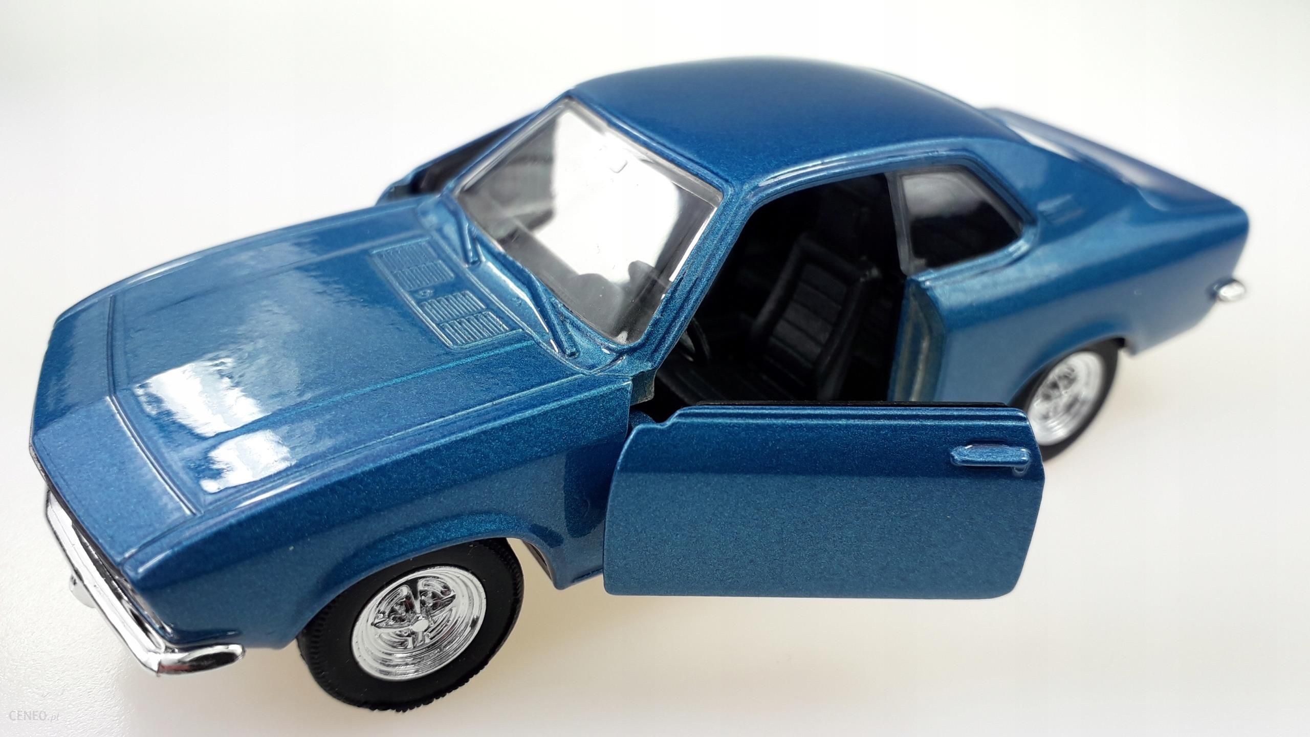 Opel Manta A 1970 Niebieska Metalowy Welly 1:34 - Ceny i opinie