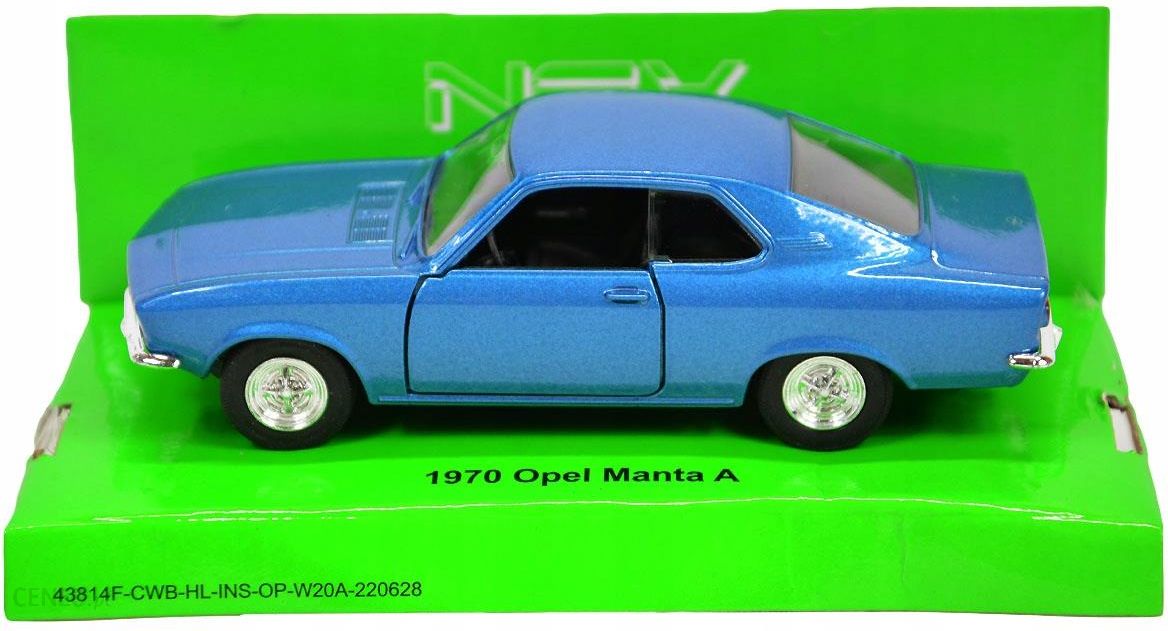 Welly 1:34 Opel Manta A 1970 Blue - Ceny i opinie 