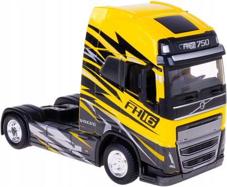 Bburago Volvo Fh16 750 Ciągnik Tir Metal 1:43 Żółt