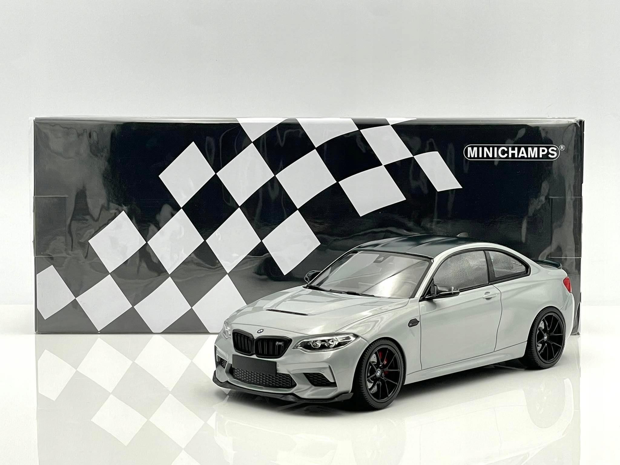 BMW M2 CS (F22) 2020 blue black wheels (Minichamps) 1:43