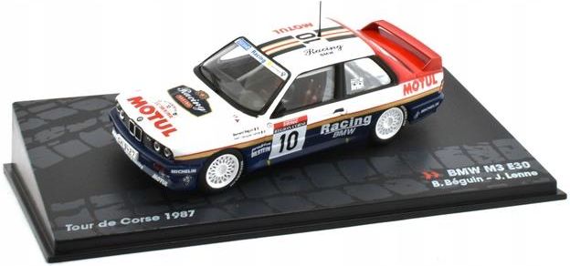 SCALEXTRIC SPAIN ALTAYA RALLYES MITICOS BMW M3 #10 XXXI TOUR DE CORSE BEGUIN