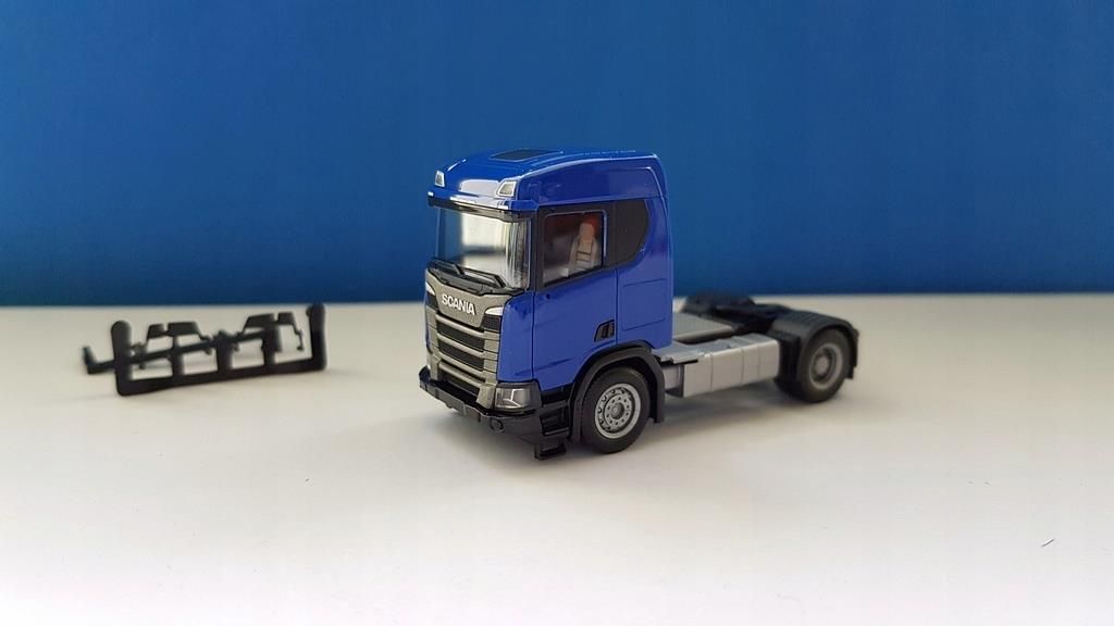 herpa scania cr 20 nd budowlanka 2 oś niebieska ceny i opinie ceneo pl