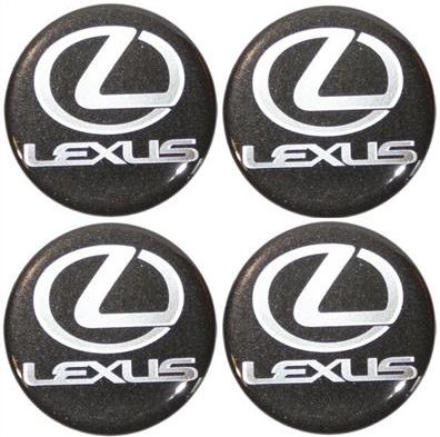 Naklejki na kołpaki emblemat LEXUS 70mm sil