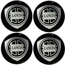 Zdjęcie Naklejki na kołpaki emblemat LANCIA 50mm czar sil - Orzesze