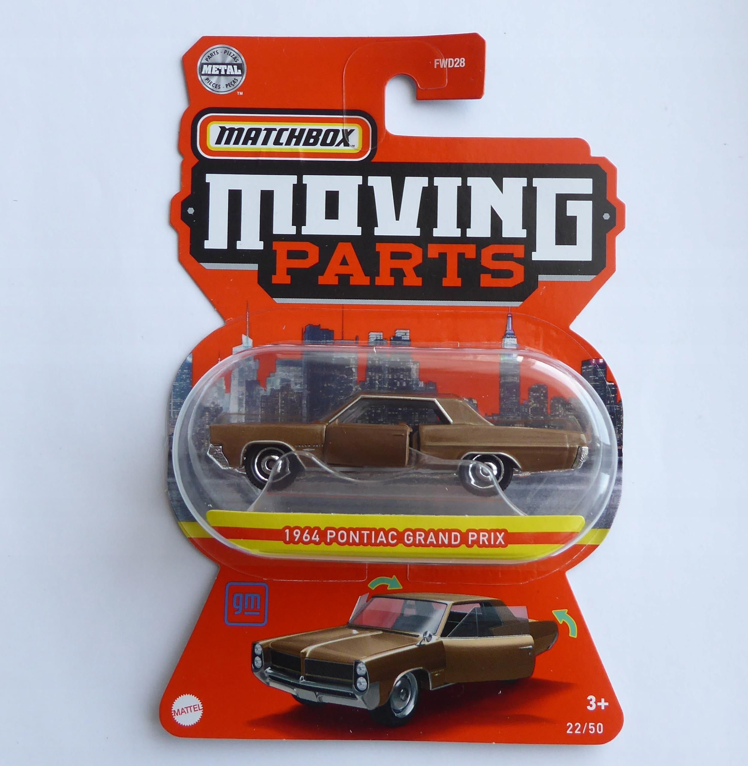 Matchbox Moving Parts 1964 Pontiac Grand Prix - Ceny i opinie - Ceneo.pl