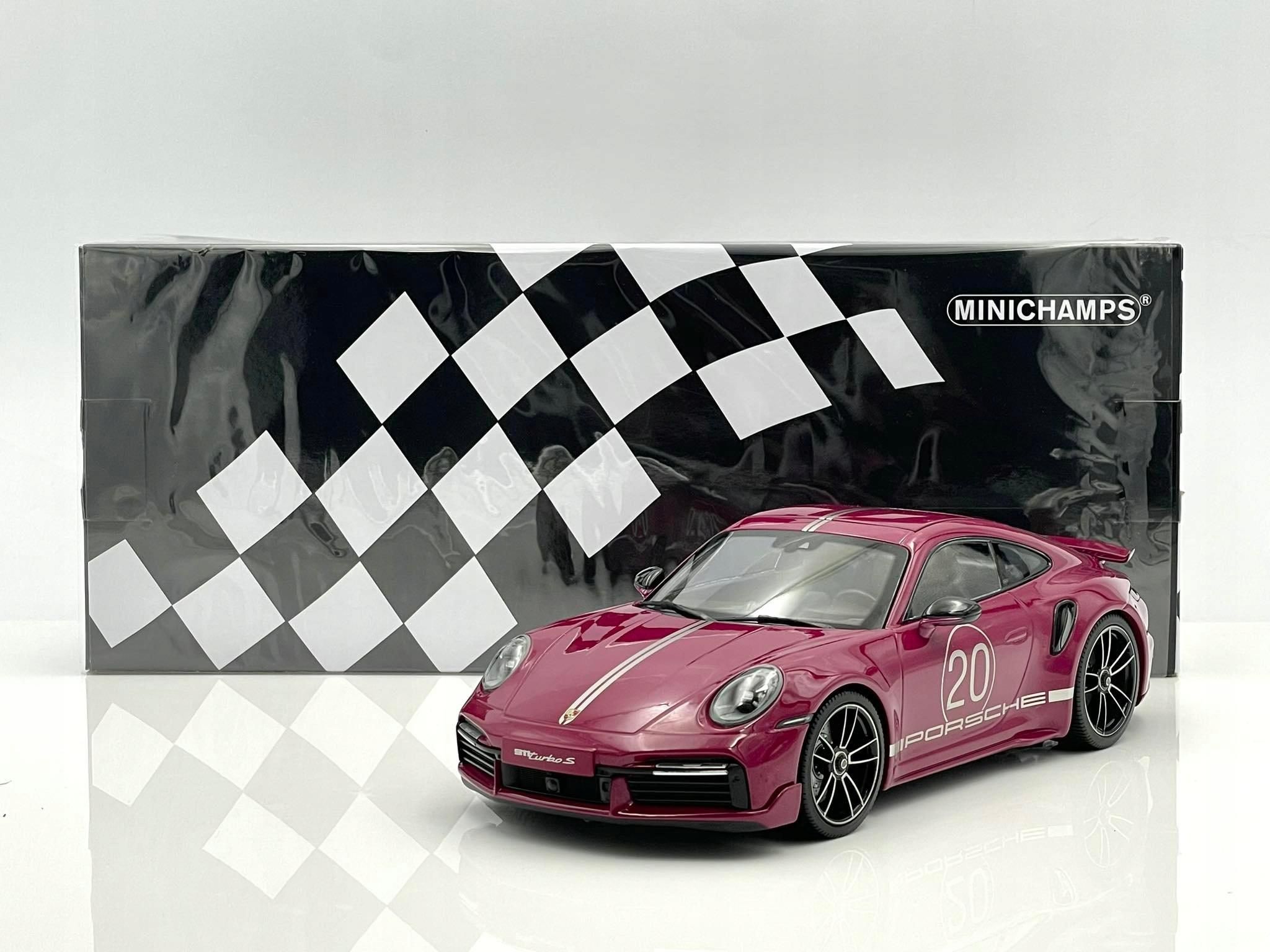 MINICHAMPS Porsche ポルシェ 911 Turbo S 1/18 Minichamps Porsche 911 Turbo S 2021 1:18 - Ceny i opinie