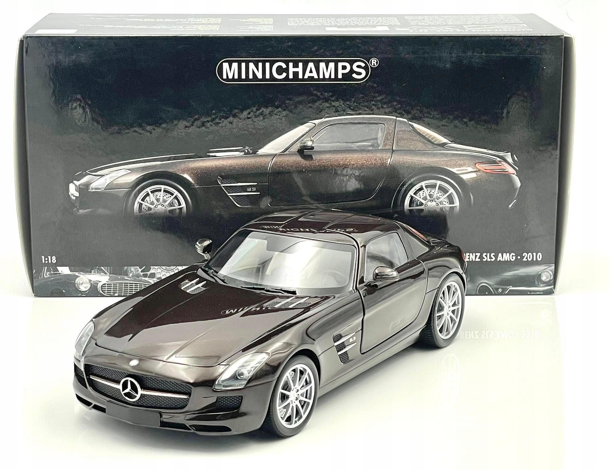 ミニチャンプス 1/18 メルセデスベンツ SLS AMG Minichamps Mercedes-Benz Sls Amg Coupe 6.3 1:18 - Ceny i