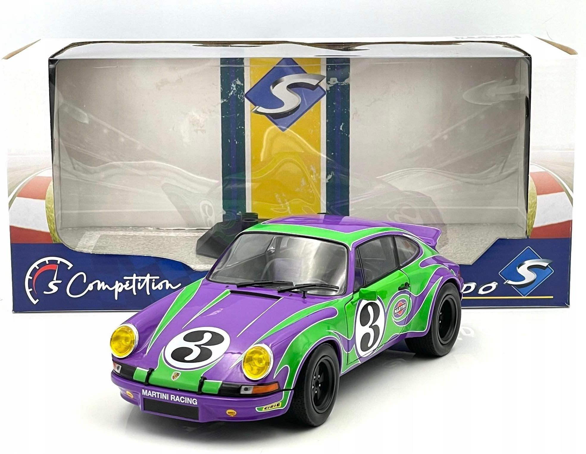 Voiture miniature Porsche 911 RSR Kremer 1973 silber S1801120 Solido 1:18 sur