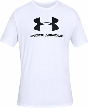 Under Armour Men's UA Sportstyle Logo Short Sleeve White/Black 2XL