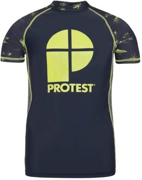 Zwemshirt Protest Men Cater Rashguard Short Sleeve Night Skyblue Zwemshirt Protest Men Cater Rashguard Short Sleeve Night Skyblue