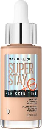Maybelline New York SUPER STAY 24H SKIN TINT długotrwały podkład rozświetlający 10 30 ml