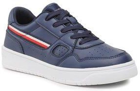 Sneakersy Tommy Hilfiger - Stripes Low Cut Lace-Up Sneaker T3X9-32848-1355 S Blue 800