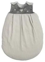 Be 'S Collection Sleeping Bag Padded Star Grey R. 70Cm