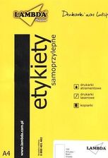 Lambda Etykiety Samoprzylepne Na Cd 3 Na Ark 100 Ark. (Ldcdr3)