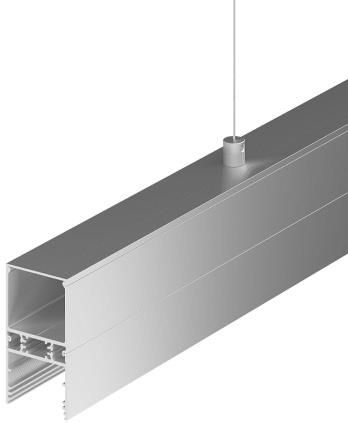 Profil aluminiowy LED VARIO30 - wariant 27 - anodowany z kloszem - 2mb