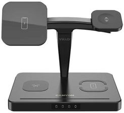 Canyon Ws-404 Wireless Charging Stand 4-In-1 + Ac Power Adapter 36 Watt (Cnswcs404B)