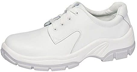 Abeba 1635 Protektor Line - Scarpe Antinfortunistiche Bianche, Pelle Con Punta In Acciaio, Taglia 45 - 4