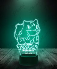 Lampka Led 3D Plexido Napis Pokemon Bulbasaur - Opinie i atrakcyjne ...